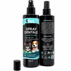 PET SMILE – Spray Dentale per Cani e Gatti 250ml | Igiene Orale Senza Spazzolino | Riduce Placca e Tartaro | Alito Fresco | Con Mentolo | Formulato in Italia
