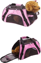 Borsa da trasporto per gatti, conigli e altri piccoli animali, portatile, pieghevole, dotata di tracolla, cerniere con fibbia di sicurezza, di nuova concezione