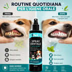 PET SMILE – Spray Dentale per Cani e Gatti 250ml | Igiene Orale Senza Spazzolino | Riduce Placca e Tartaro | Alito Fresco | Con Mentolo | Formulato in Italia