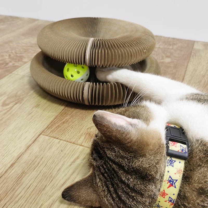 Nostresscat Micio Loop Tiragraffi Gioco Antistress Per Gatti ,  Relax, gioco e benessere per il tuo gatto