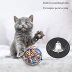 Gioco per Gatto Palla Di Lana con campanella incorporata - intrattenimento per gatti -stimolazione del movimento e della creatività
