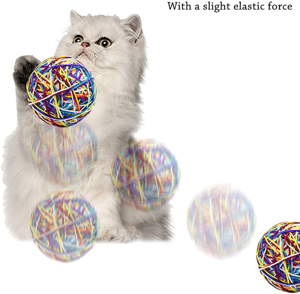 Gioco per Gatto Palla Di Lana con campanella incorporata - intrattenimento per gatti -stimolazione del movimento e della creatività