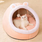 Cuccia per gatti da casa, cucce per gatti lavabili in lavatrice con fondo antiscivolo, casa per gatti da interni o cani di piccola taglia, cucciolo, gattino.