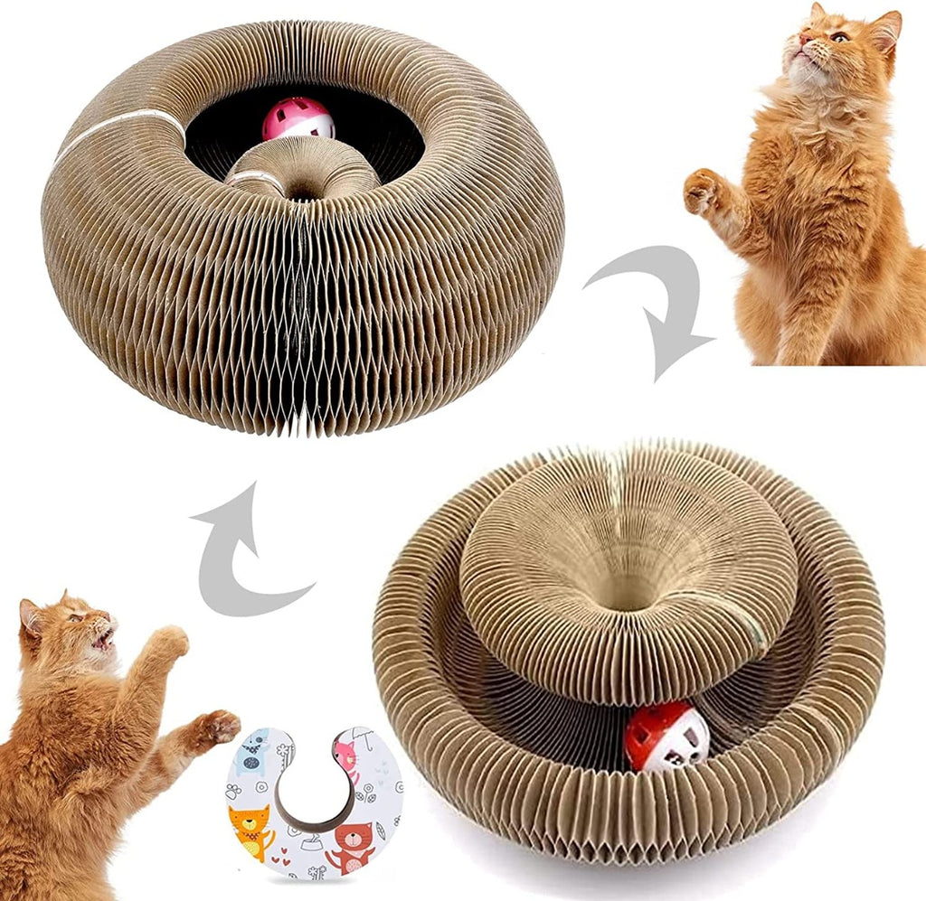 Nostresscat Micio Loop Tiragraffi Gioco Antistress Per Gatti ,  Relax, gioco e benessere per il tuo gatto