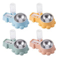 Ciotola doppio corpo combo per cibo acqua dispenser in plastica per cani gatti