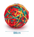 Gioco per Gatto Palla Di Lana con campanella incorporata diametro da 8 cm -intrattenimento per gatti -stimolazione del movimento e della creatività