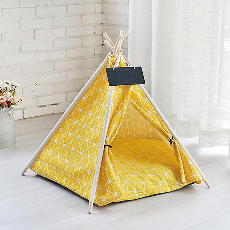 Cuccia per animali domestici Tenda Indiana portatile rimovibile lavabile Taglia S 50 x 50 x 70