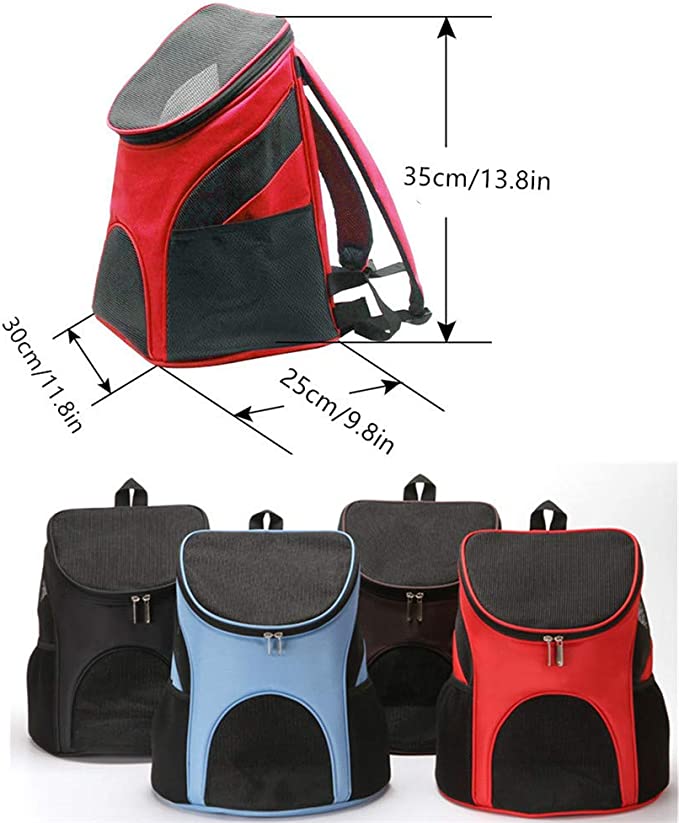 Borsa da trasporto a zaino portatile per cani e gatti .