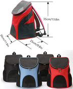 Borsa da trasporto a zaino portatile per cani e gatti .