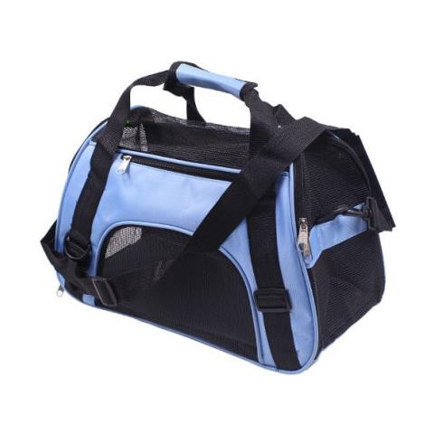 Borsa da trasporto per gatti, conigli e altri piccoli animali, portatile, pieghevole, dotata di tracolla, cerniere con fibbia di sicurezza, di nuova concezione