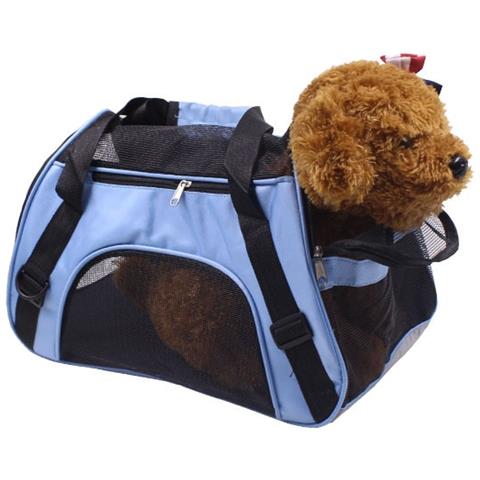 Borsa da trasporto per gatti, conigli e altri piccoli animali, portatile, pieghevole, dotata di tracolla, cerniere con fibbia di sicurezza, di nuova concezione