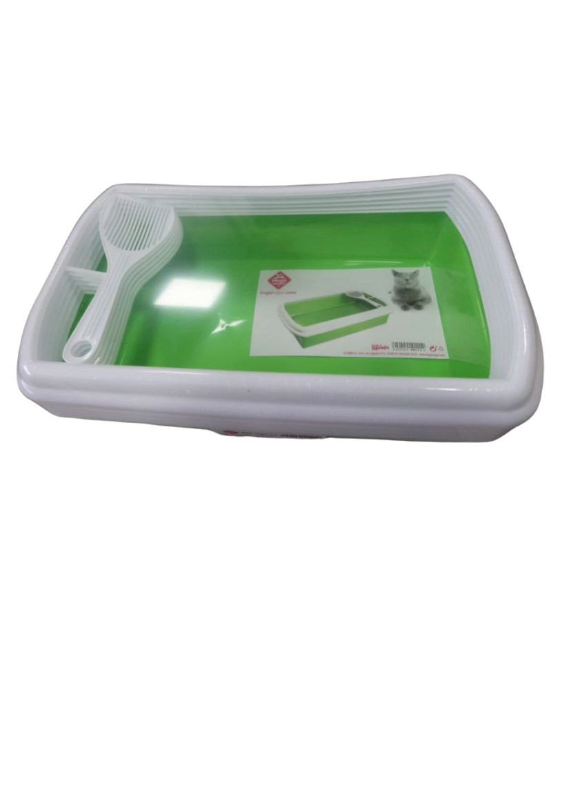 Lettiera igienica  per gatti con spatola - 48x29x11cm