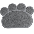 Tappetino antiscivolo animali igienico lettiera cane gatti 40x30 forma zampa Marrone scuro
