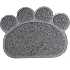 Tappetino antiscivolo animali igienico lettiera cane gatti 60x45 forma zampa Marrone scuro