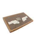 Tappeto Tiragraffi Gatti in cartone profumato  con simpatiche forme di pesci- Gioco Stuoia Cura Artigli in cartone profumato 38x24.5x4cm - Protezione Divani