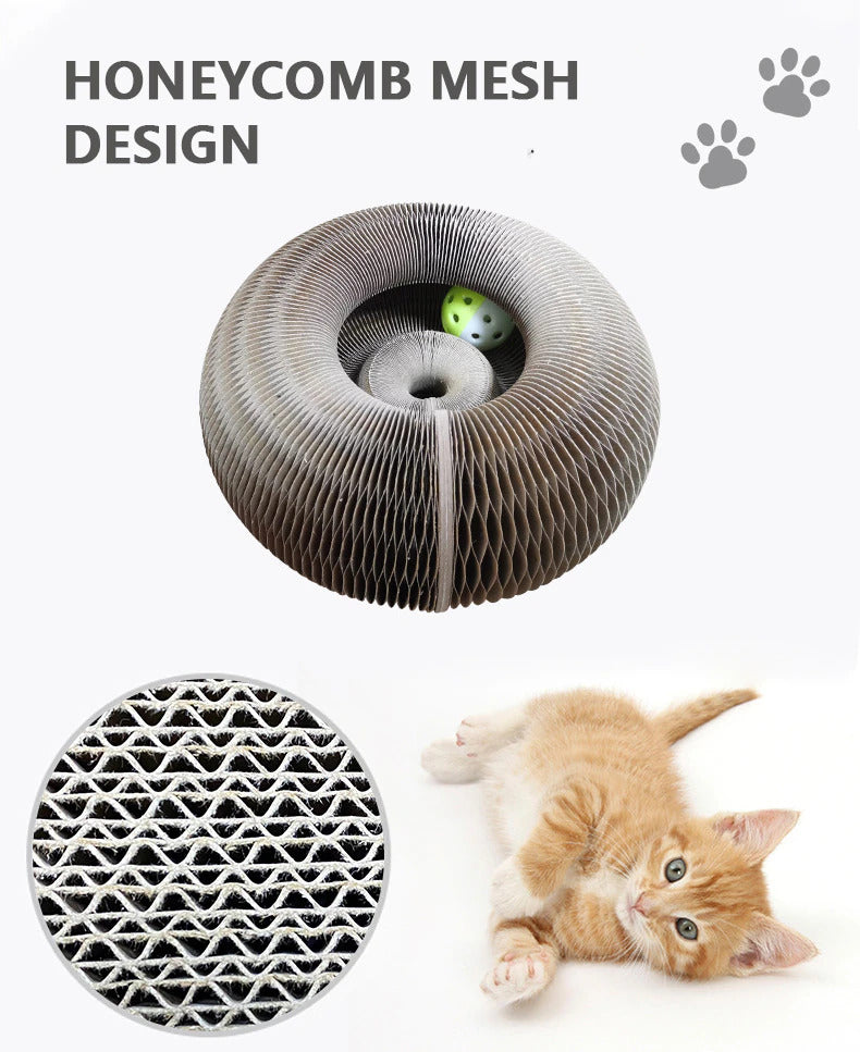 Nostresscat Micio Loop Tiragraffi Gioco Antistress Per Gatti ,  Relax, gioco e benessere per il tuo gatto