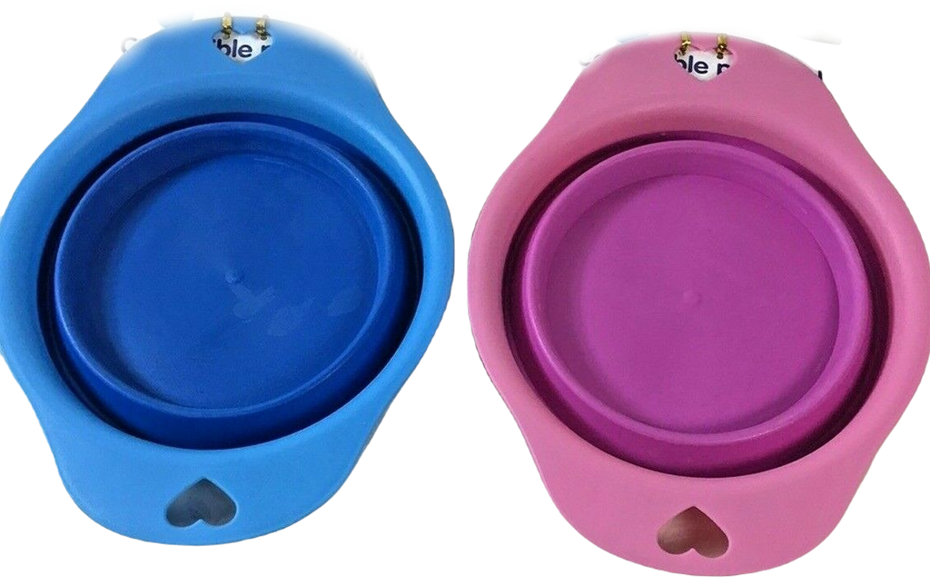 Ciotola Per Cani e Gatti Pieghevole In Silicone Ideale Per Il Viaggio