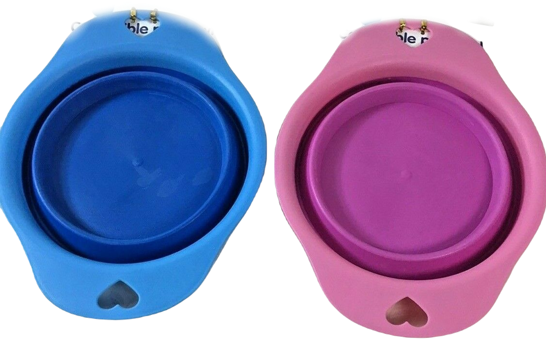 Ciotola Per Cani e Gatti Pieghevole In Silicone Ideale Per Il Viaggio